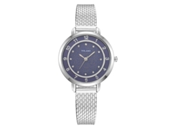 Reloj De Pulsera De Cuarzo Para Mujer Yolako Con Correa De Plástico, Esfera Redonda Pequeña, Azul Oscuro.
