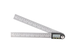 Medidor De Ángulo Digital Con Pantalla Led, Acero Inoxidable, Sistema Métrico, Sistema Imperial, 360°, 200 Mm