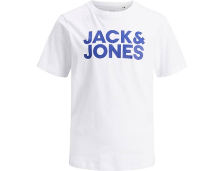 T-shirt JACK & JONES Algodón Niños (10 años - Multicolor)