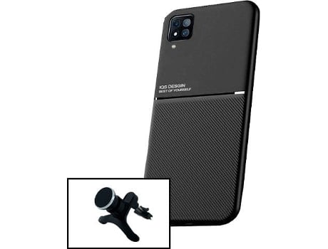 Kit Carcasa + Soporte Samsung Galaxy M12 PHONECARE Magnetic Lux