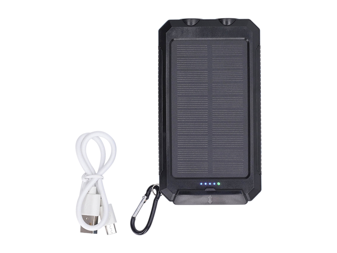 Banco de energía solar de 20000 mAh, resistente al agua IP66, carga rápida, 3 modos de iluminación para camping, ciclismo, viajes, Neveance