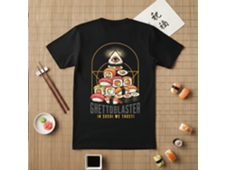Camiseta Ghettoblaster Sushi Trust Negra