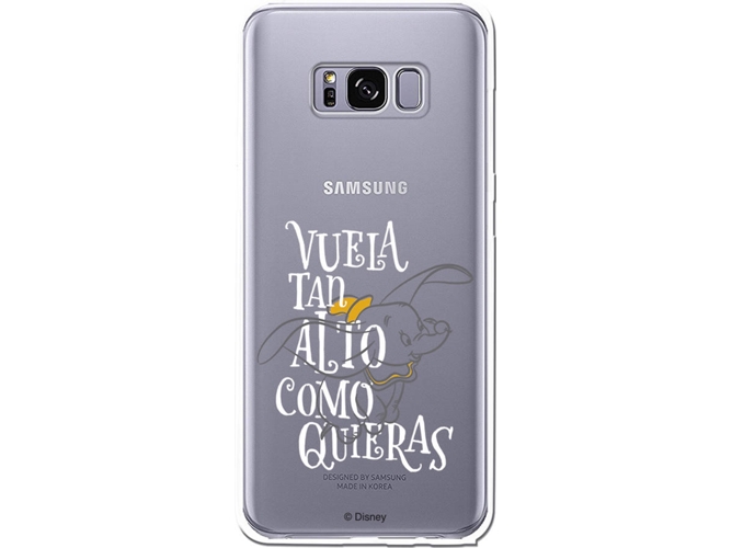 Carcasa Samsung Galaxy S8 DISNEY Dumbo Vuela Gris