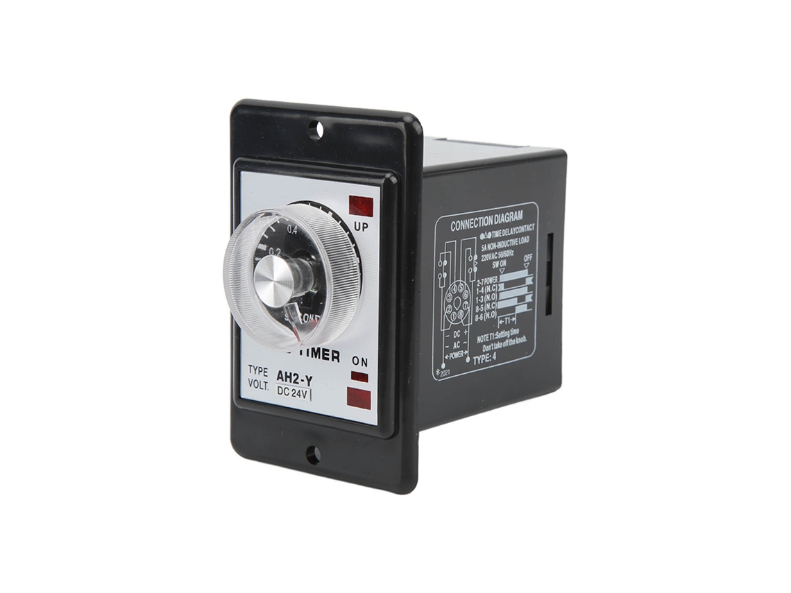 Controlador Temporizador De Puntero Pequeño De 8 Pines Y 24 V Cc Para Equipos De Automatización Jyio Ah2-y 1s