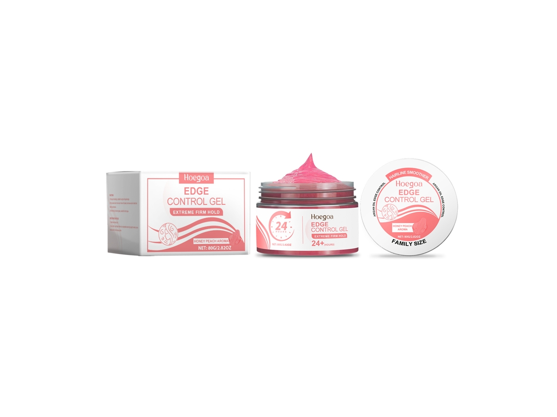Gel fijador color melocotón rosa