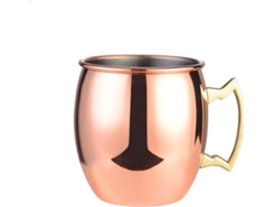Copo Mule Em Aço Inoxidável - Copo Para Coquetel Moscow Mule - 530 Ml -