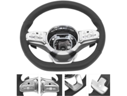 Volante AMG Line de cuero Nappa para A/B/C/E/S/G/GLC/GLE SFUSHO (a partir de 2010)