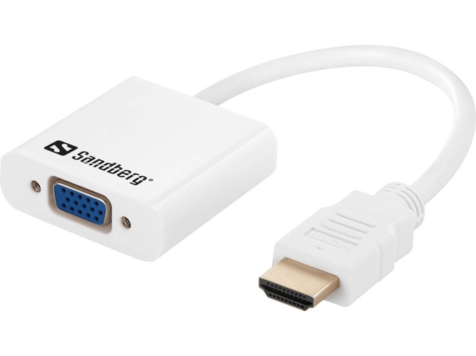 Adaptador de género SANDBERG HDMI to VGA+Audio Converter