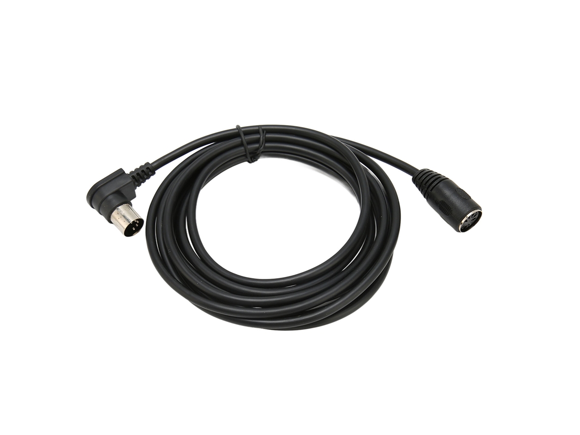 Cable De Extensión Midi Din De 90 Grados, Adaptador Din Macho A Hembra De 5 Pines Para Teclado Midi Y Piano Eléctrico,