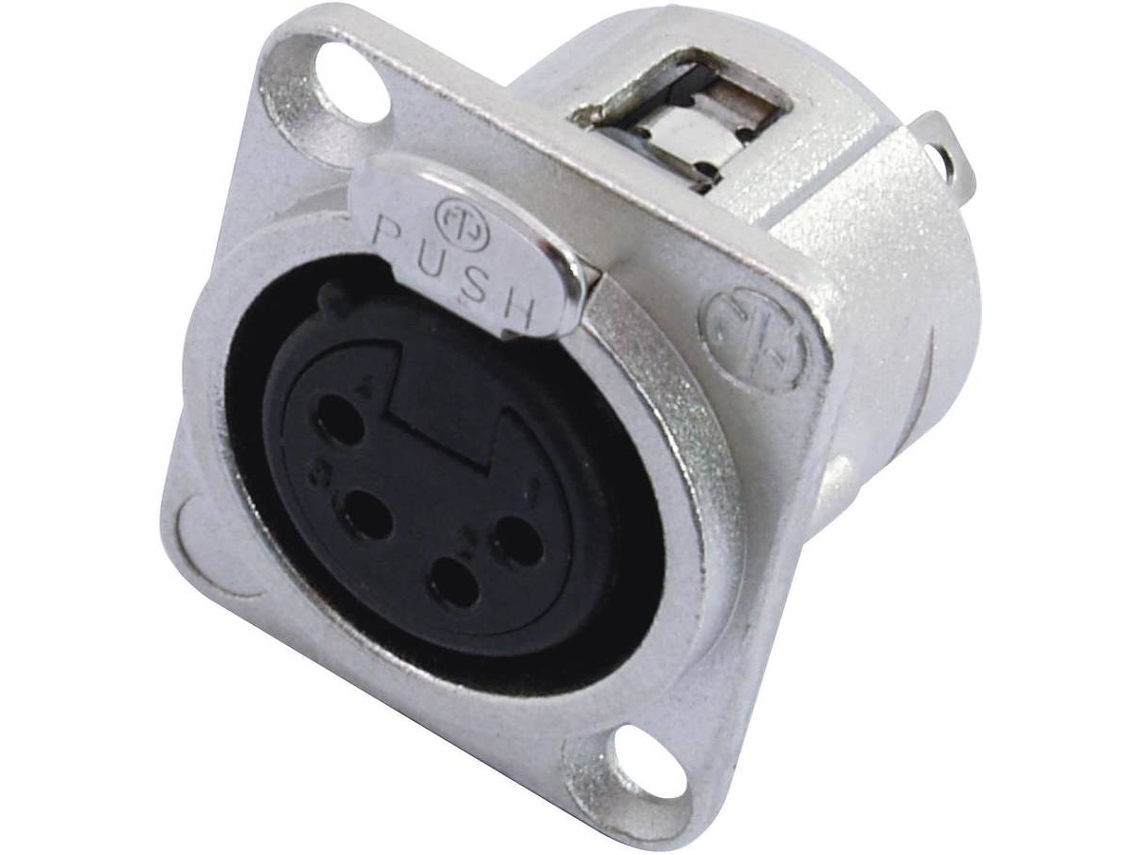 Juego NEUTRIK Xlr Mounting Socket 4Pin Nc4Fdl-1