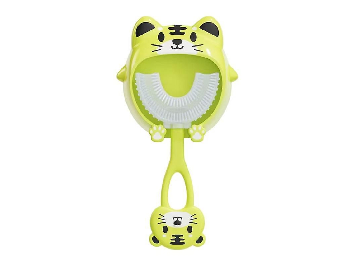 Cepillo de dientes infantil en forma de U, de silicona suave, para niños de 2 a 12 años. GOKOCO