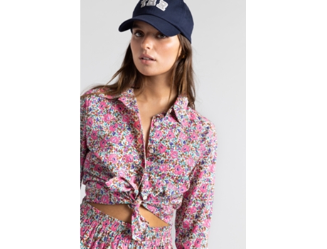 Camisa de Mujer THROTTLEMAN Algodón Multicolor (L)