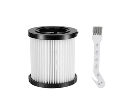 Filtro Hepa para Dewalt Dcv580 Dcv581H Dcv5801H Filtro de repuesto para aspiradora en seco y húmedo, lavable y reutilizable (con cepillo)