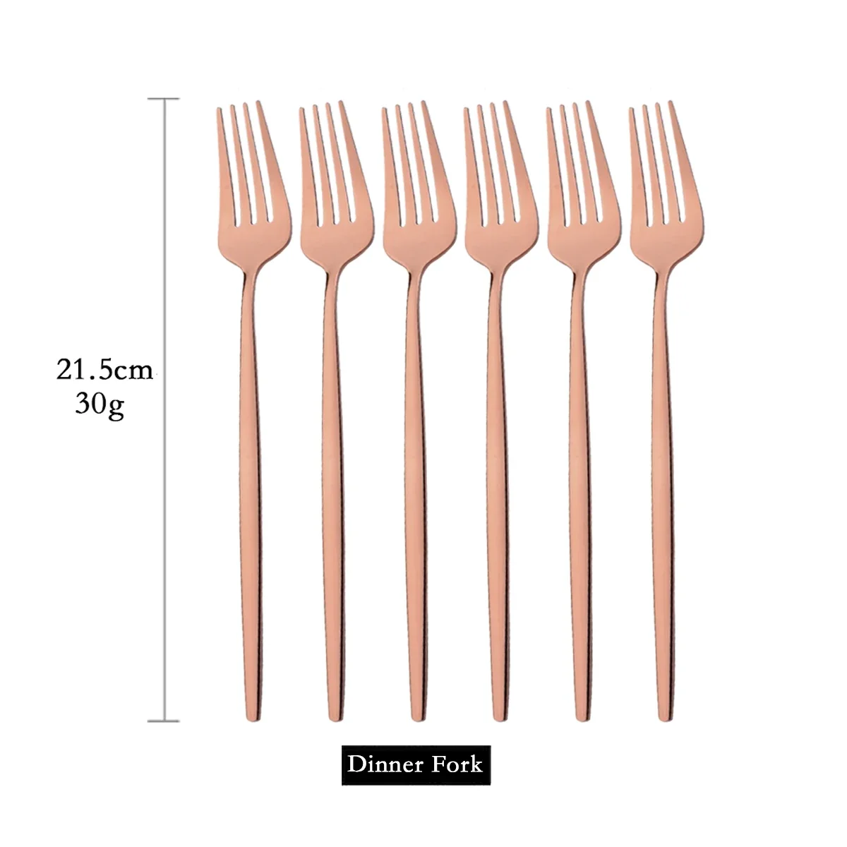 Tenedores (oro Rosa), Acero Inoxidable, Utensilios De Cocina