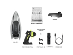 Lancha Teledirigida De Alta Velocidad E Impermeable De 2,4 Ghz Para Piscinas Y Lagos - Mini Juguete Para Niños Y Adultos