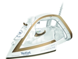 Puregliss FV8042 Ferro a seco e a vapor Durilium AirGlide Autoclean soleplate 3000 W Bronze, Branco TEFAL