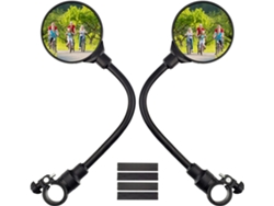 Juego de 2 espejos retrovisores ajustables de 360° para bicicleta