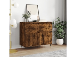 Lovely Home Aparador 2 Pzs 40X35X70 Cm Derivados Madera Roble Ahumado