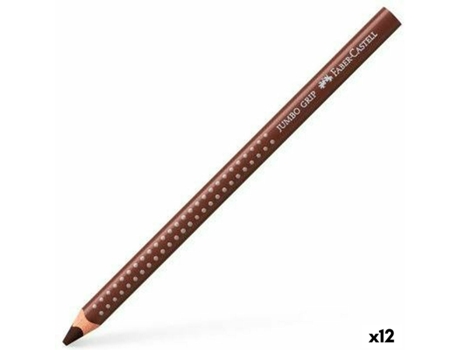 Lápices De Color FABER-CASTELL Marrón 12 Unidades