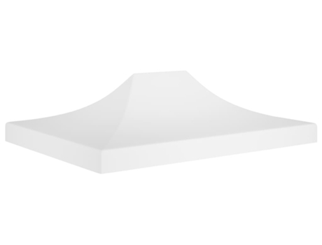 vidaXL Techo de carpa para celebraciones blanco 4x3 m 270 g/m²