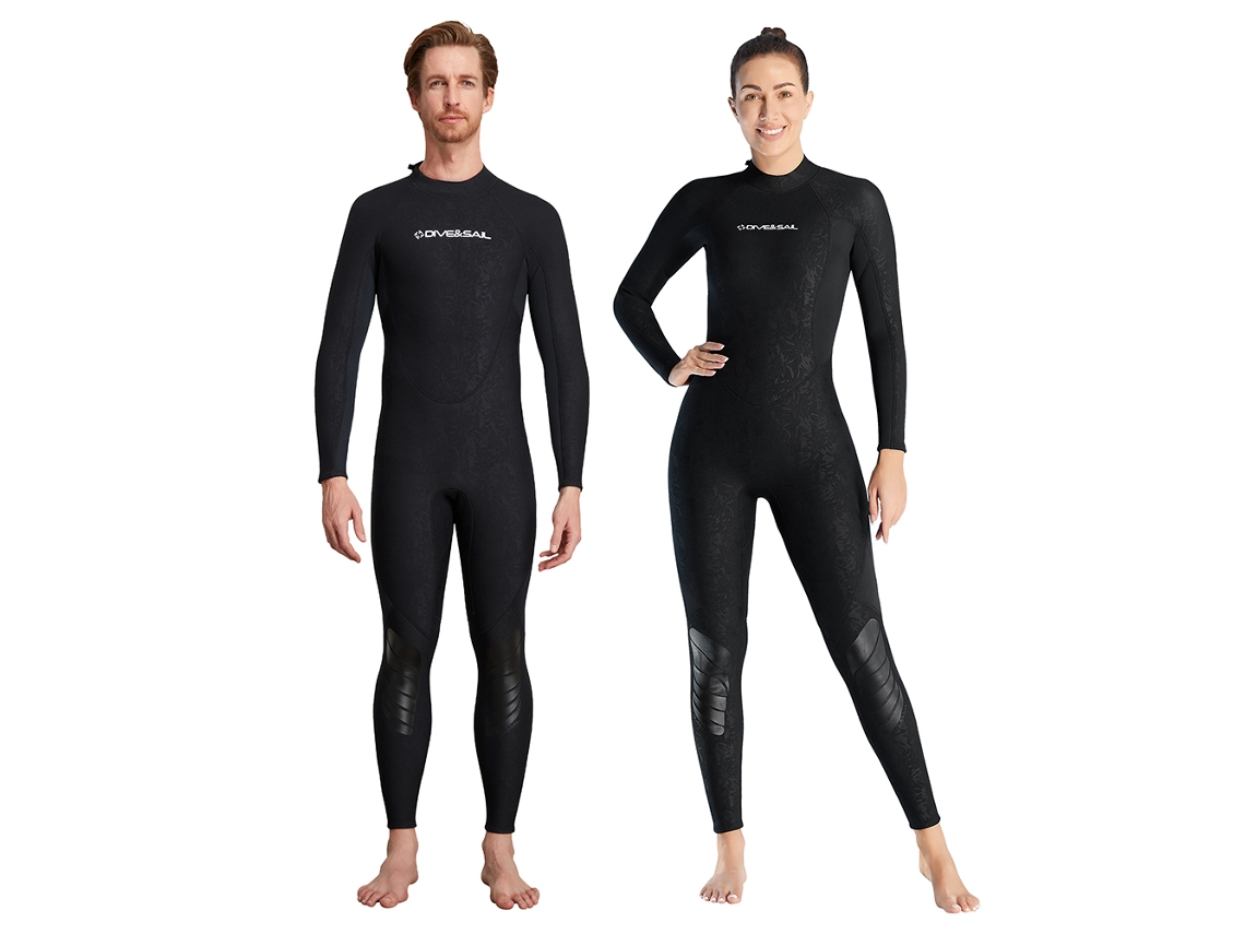 Traje de buceo unisex de 3 mm para hombres y mujeres.