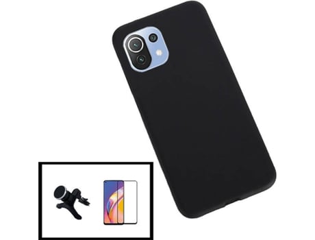 Kit Funda, Protector de Pantalla y Soporte Magnético Xiaomi Mi 11 Lite 5G PHONECARE 8239