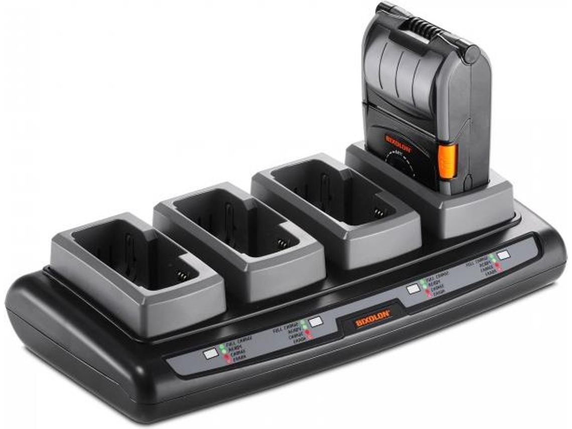 Cuna de acoplamiento cuádruple Pqd R210 Drucker Ladestation Ausgangsbuchsen 4 para Bixolon Pbp R200 Bixolon