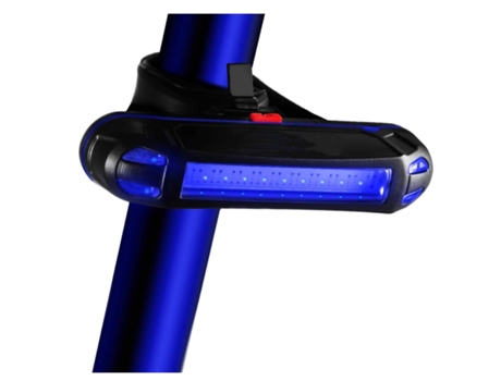 Luz trasera de bicicleta Usb recargable Led seguridad bicicleta luz trasera impermeable ciclismo luz trasera ultrabrillante azul ENZONS