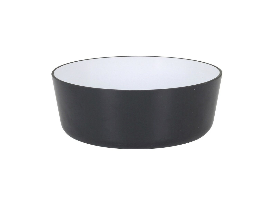Cuenco Blanco/Negro Melamina 16,5 x 6,5 cm 800 ml