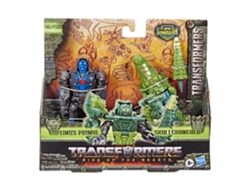 Figuras TRANSFORMERS Rise Of The Beasts Beast Alliance Beast Combiners: Optimus Primal & Skullcruncher (Edad Mínima Recomendada: 6 años)