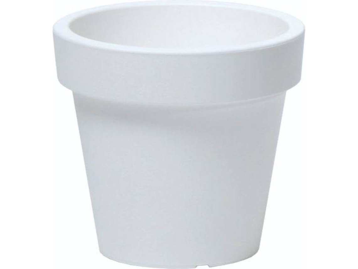 Maceta PROSPERPLAST Lofly (Blanco - 19.6 x 19.6 x 18.1 cm)