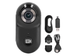 Câmera De Ação Pequena 1080p 4k Recarregável Com Wi-fi Vestível Para Pets Ciclismo Viagens Ao Ar Livre