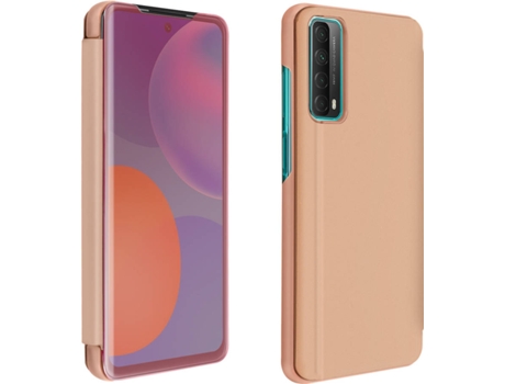 Funda Huawei P smart 2021 AVIZAR Espejo Translúcido Rosa