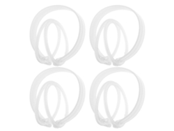 Juego De 4 Soportes Plegables De Plástico Para Orejeras De 8,5 Cm