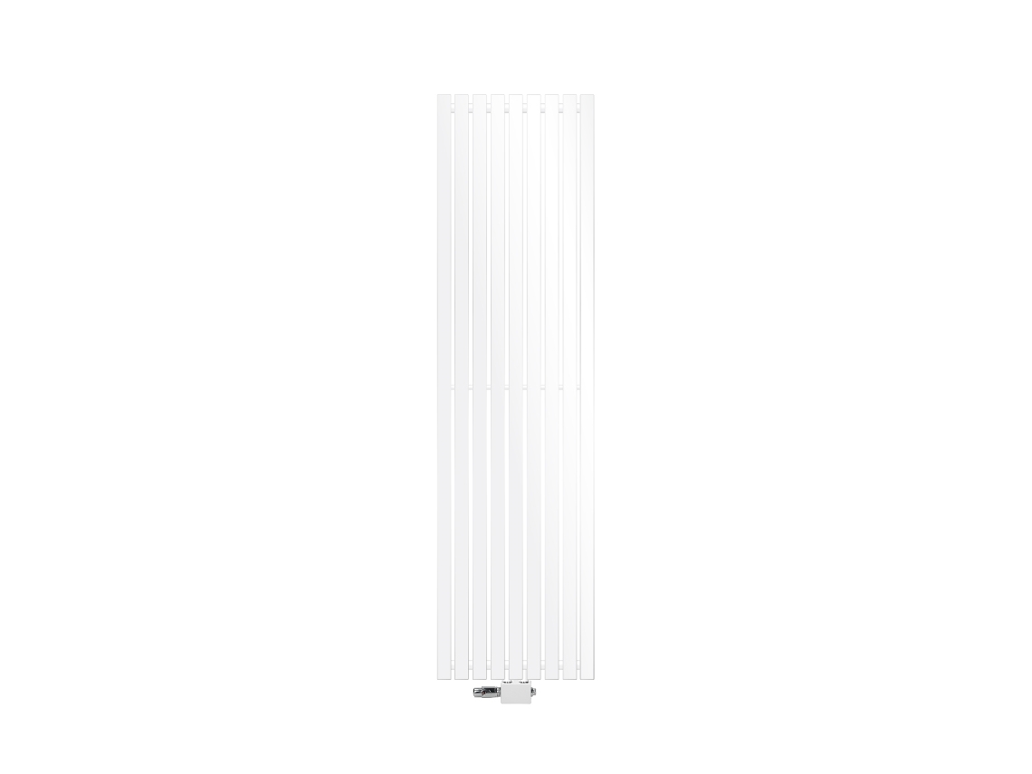 Toallero eléctrico con conexión central 480 x 1800 mm blanco