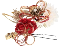 Accesorios Para Kimono Japonerie Rouges Épingles à Cheveux Artisanales Femmes Ornement De Tradit...