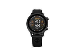 Reloj inteligente Trail Force para hombre de 47 mm con correa de silicona negra, compatible con Android e iOS Timberland