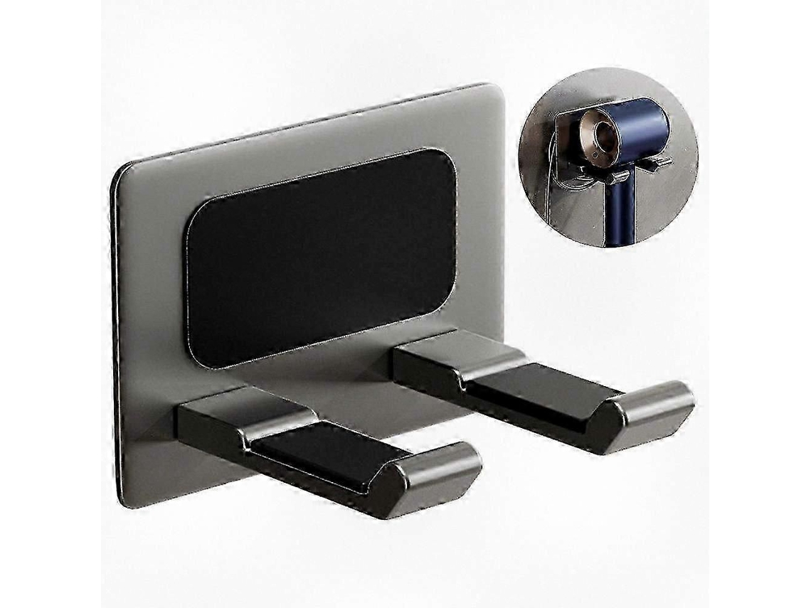 Soporte universal para secador de pelo, con agarre firme y fácil instalación para la mayoría de los secadores de pelo GOKOCO.