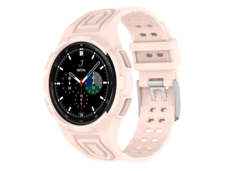 Correa TPU + PU para Samsung Galaxy Watch4 Classic 46mm - color rosa pálido