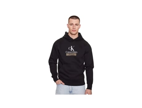 Sudadera CALVIN KLEIN (XS - Negro)