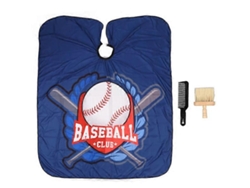 Kit de corte de pelo de 3 piezas, impermeable, de secado rápido, azul, para peluquería, con cepillo y peine para uso doméstico. Rosewell