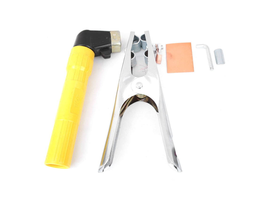Pinza Para Electrodo De 400 A Y Kit De Puesta A Tierra De 300 A Para Accesorios De Soldadura Por Arco Mma