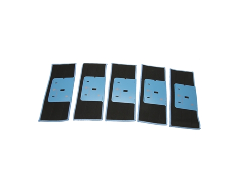 Pacote com 5 panos de limpeza úmidos laváveis para irobot braava jet m6 (6110)