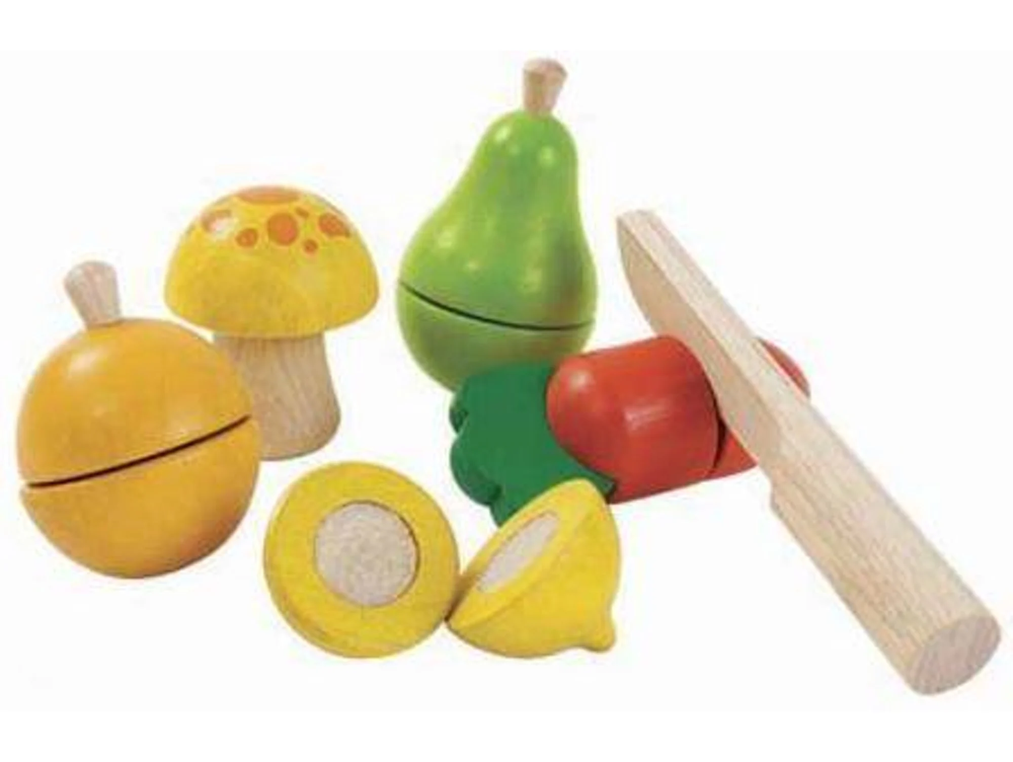 Conjunto Frutas y Vegetales PLAN TOYS Madera