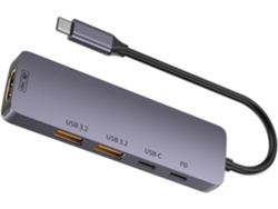 Concentradores Usb-c De 10 Gbps Con Adaptadores De Carga Rápida Pd100w Y 140w 3.2 Para Portátiles
