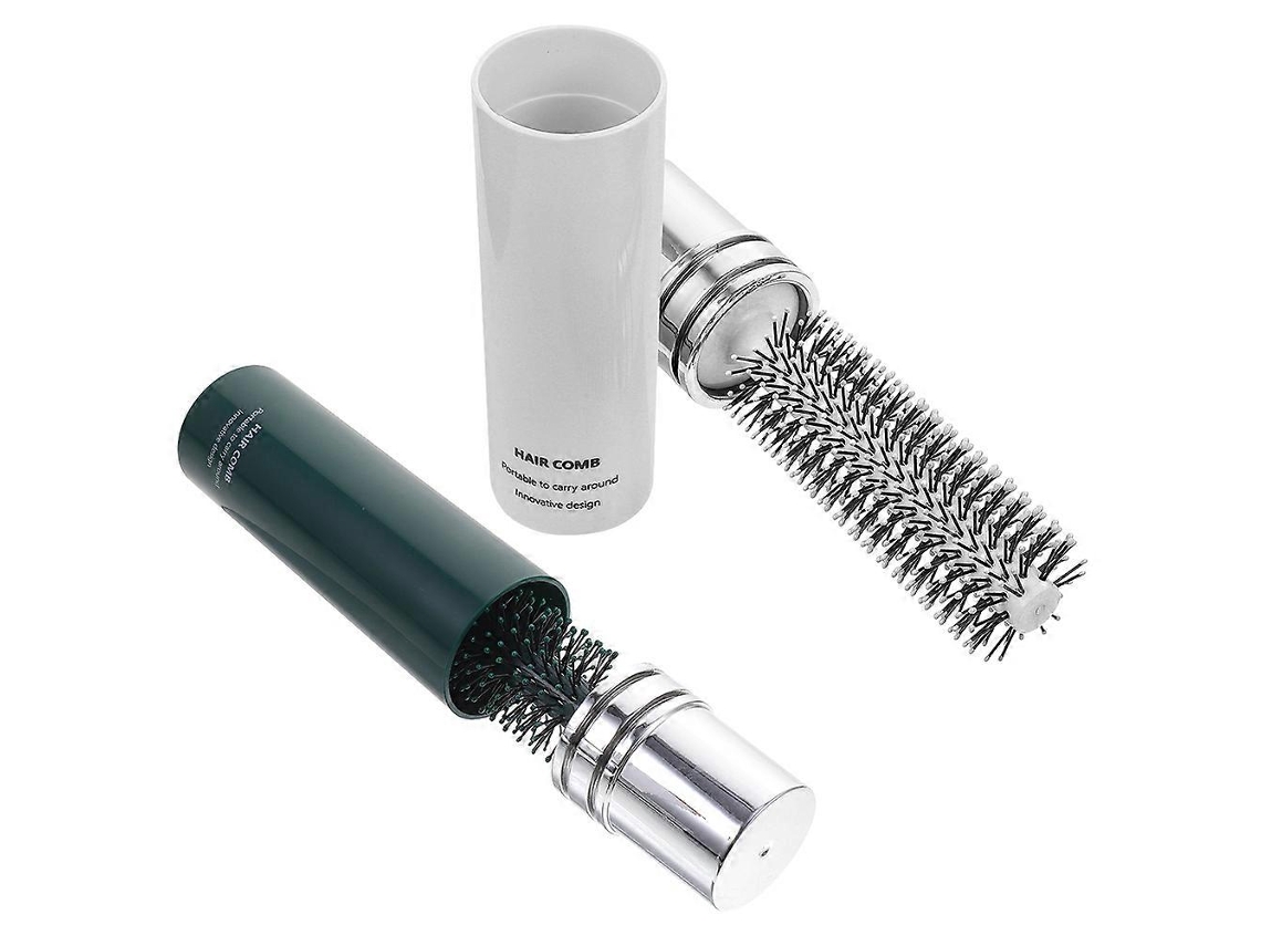 Cepillo portátil para rizar el cabello, ideal para secarlo con secador, set de viaje de 4 piezas. Rosewell