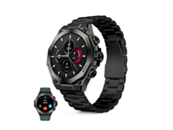 Smartwatch Ksix Titanium Go, Pantalla Amoled 1,43", 2 Correas, Autonomía 7 Días, Modos Deporte Y Salud, Llamadas, Negro