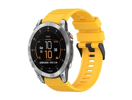Correa Smartwatch Para Garmin Epix Gen 2 22Mm Amarilla VENISYMLIS