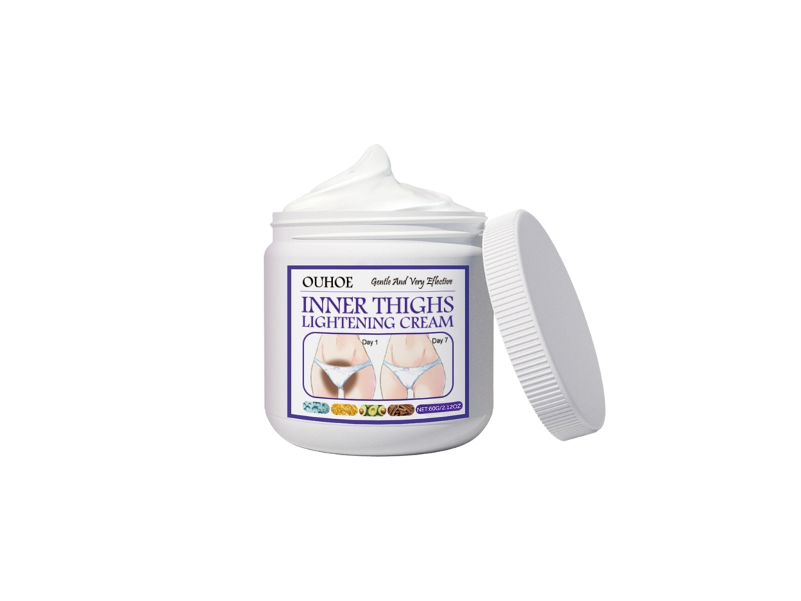Crema de belleza Ouhoe para muslos: ilumina, hidrata y cuida la piel interna.
