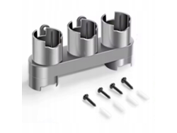 Soporte de pared con ventosa – Compatible con aspiradoras Dyson V7, V8, V10, V11 y V15 | 3 ganchos | Fácil instalación